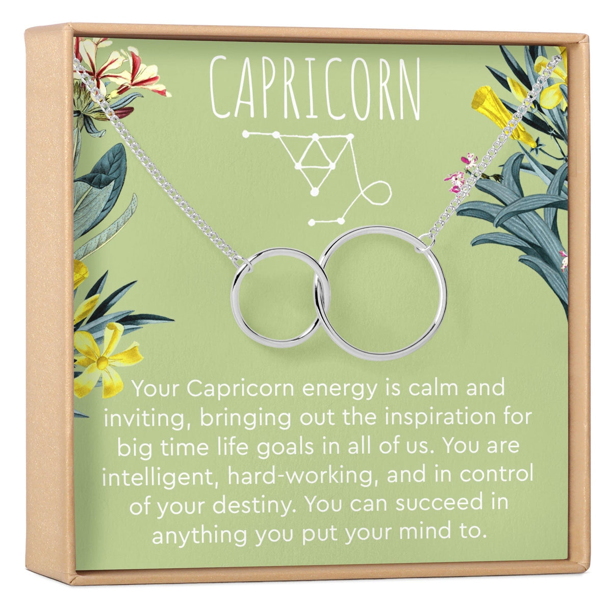 Capricorn Zodiac Gift Necklace