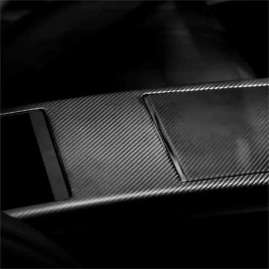 Carbon fiber Center console trim panel for Model S/X 2022+