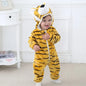 Cartoon Flannel Baby Rompers - # BAAA21110013