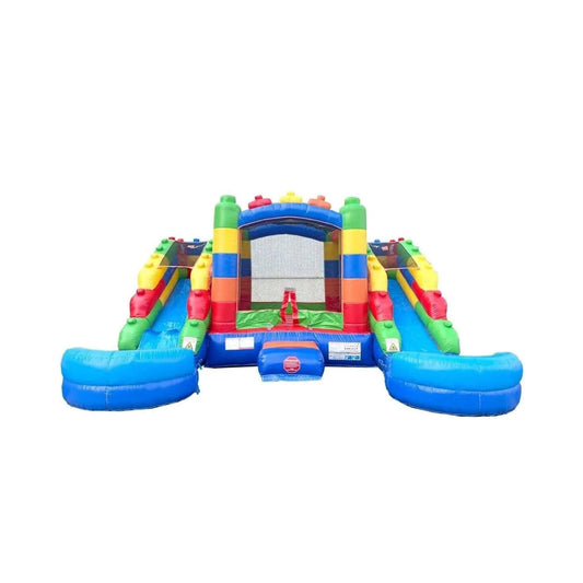 16FT Castle Bounce House With Dual Slides, Blower And Pool Combo (SAK56319)