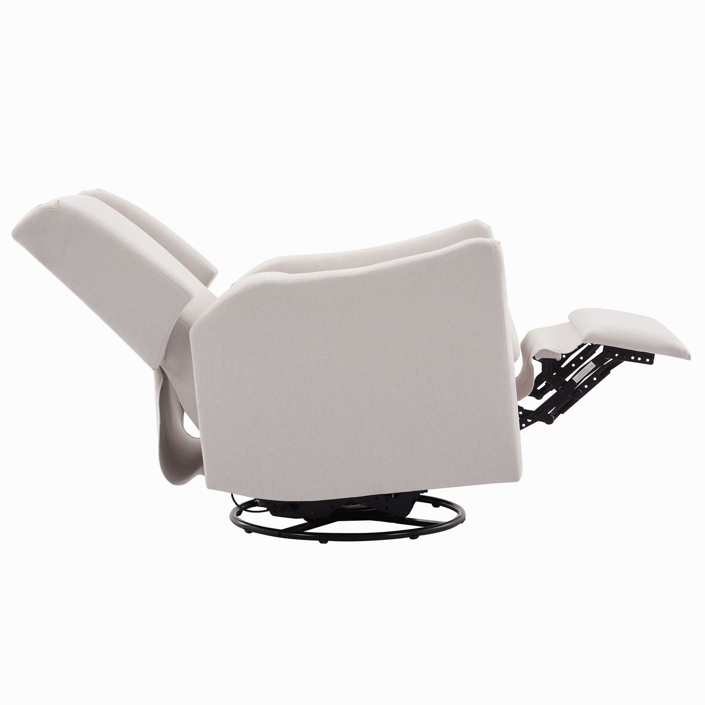 Wide Wingback Swivel Glider Rocker Recliner Chair