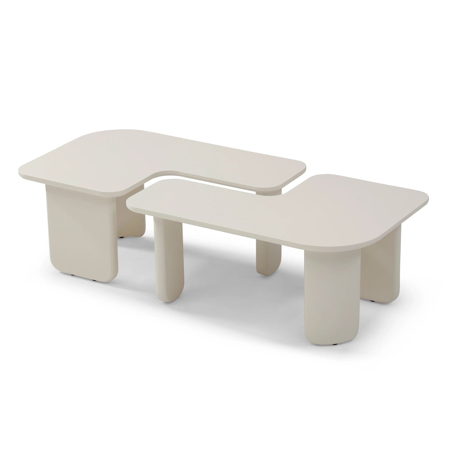 L-Shape Coffee Table For Living Room