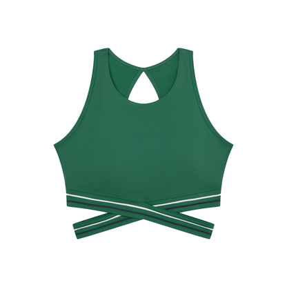 Loki & Ivy Women’s Criss-Cross Band Sports Bra