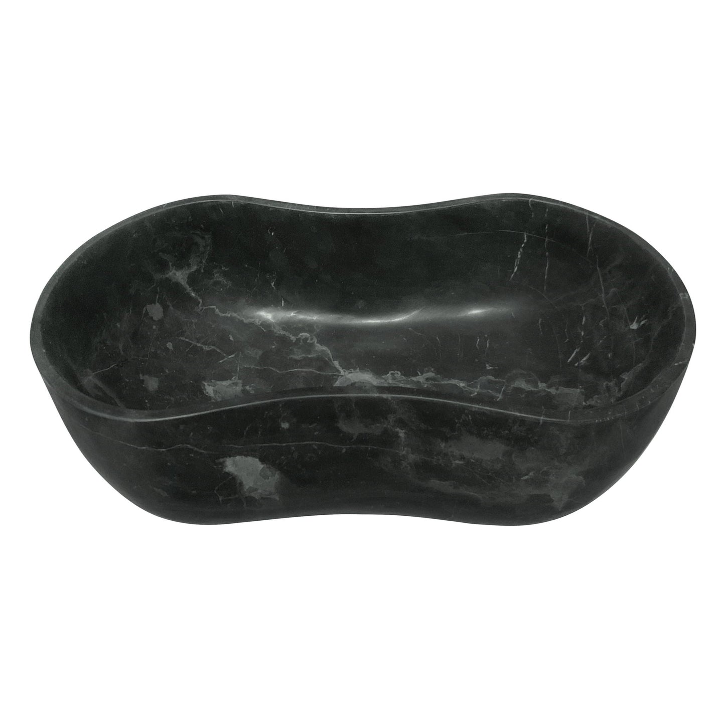 Bathroom Vessel Sink With Wavy Design