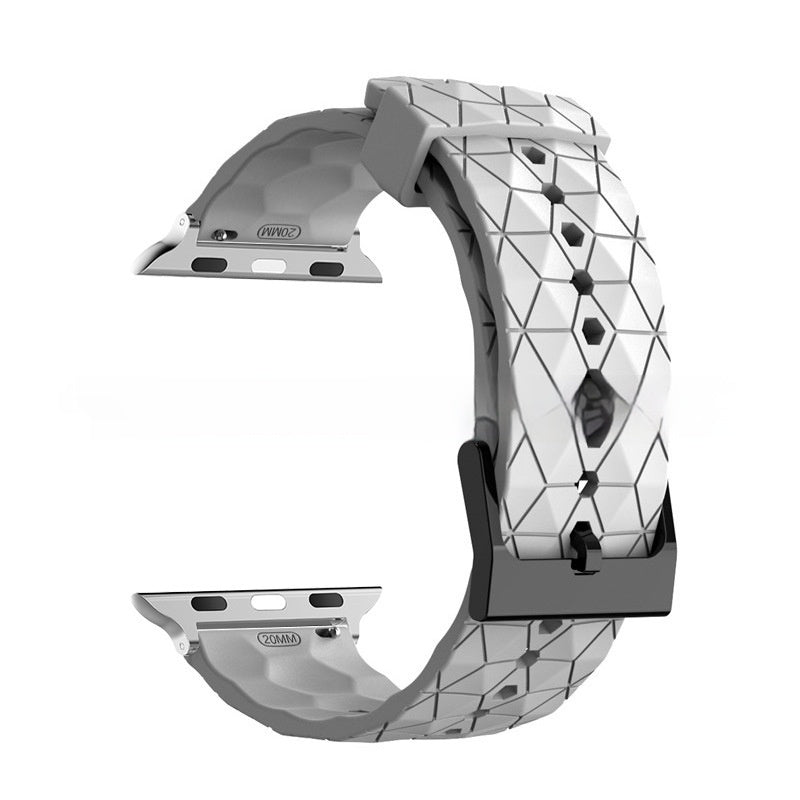 Football-patterned Watch S9 Strap S10 Silicone Replacement Wristband