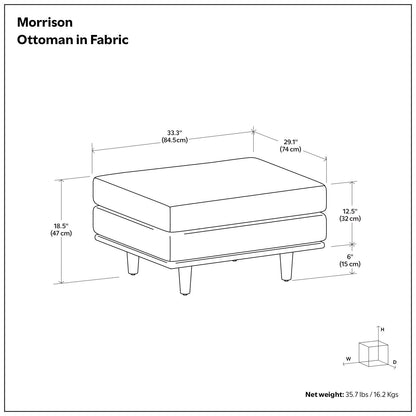 Morrison - Handcrafted Ottoman