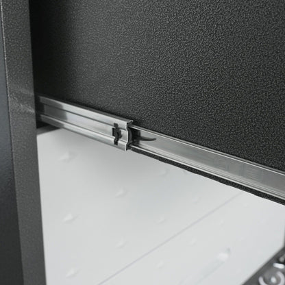 Heavy Duty Metal Storage Cabinet With Wheels 3 Drawer Tool Cabinet For Garage, Office, And Home Organizer Solutions