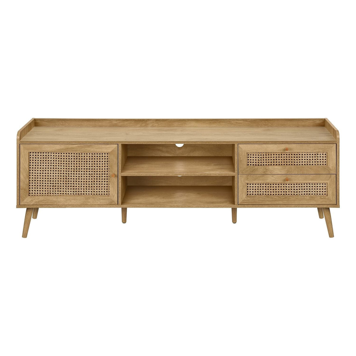 TV Stand, Console, Media Entertainment Center, Storage Cabinet, Transitional