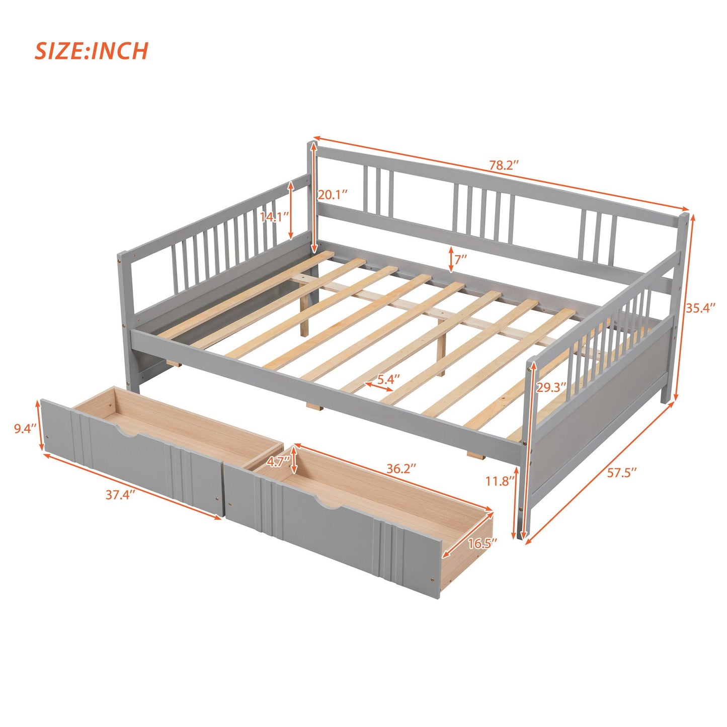 Multifunctional Modern Daybed