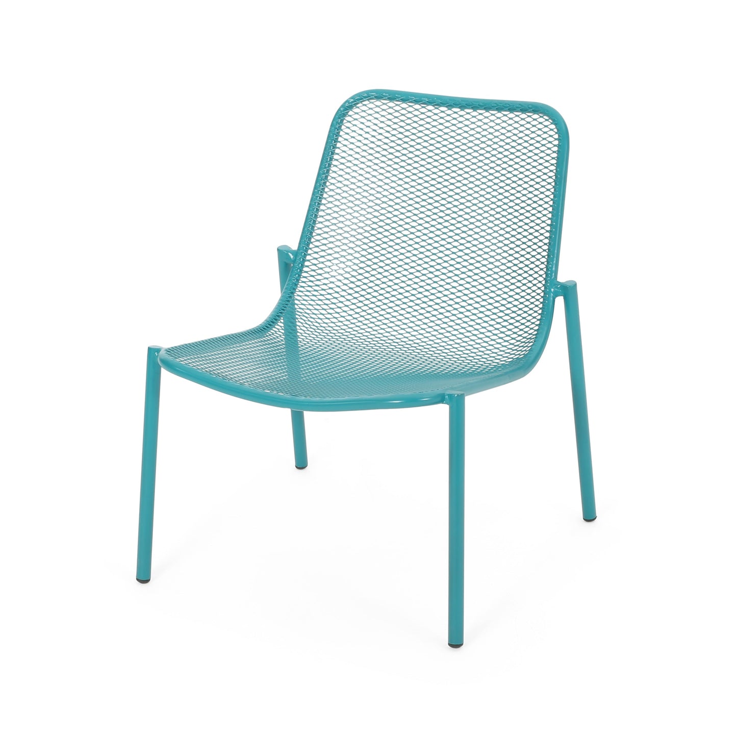 Kincaid Outdoor 3-Piece Conversation Set with Iron Frame - Teal