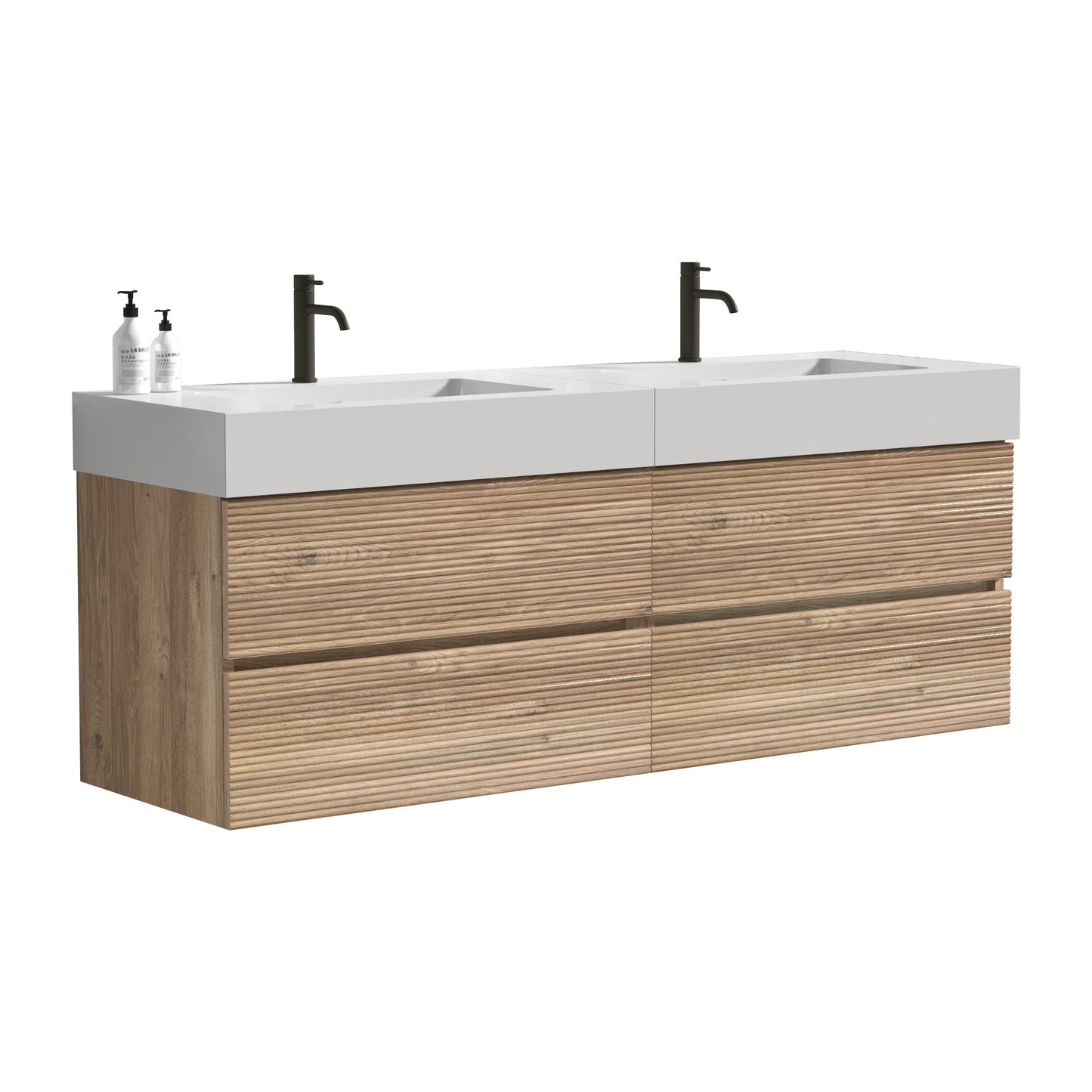 Grace 60" Bathroom Vanity with Double Drawers