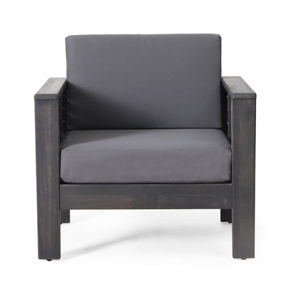 Slat Design Club Chairs With Cushions