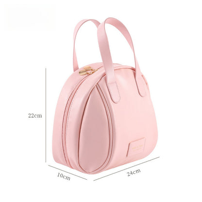 Tote makeup bag, waterproof cosmetic bag, skin care product storage bag, travel portable large-capacity toilet bag, makeup bag organizer,