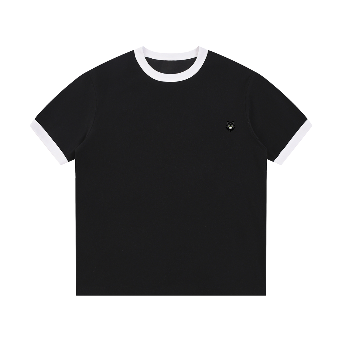 Loki & Ivy Contrast Edge Ribbed Crewneck T-Shirt