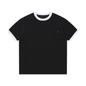 Loki & Ivy Contrast Edge Ribbed Crewneck T-Shirt