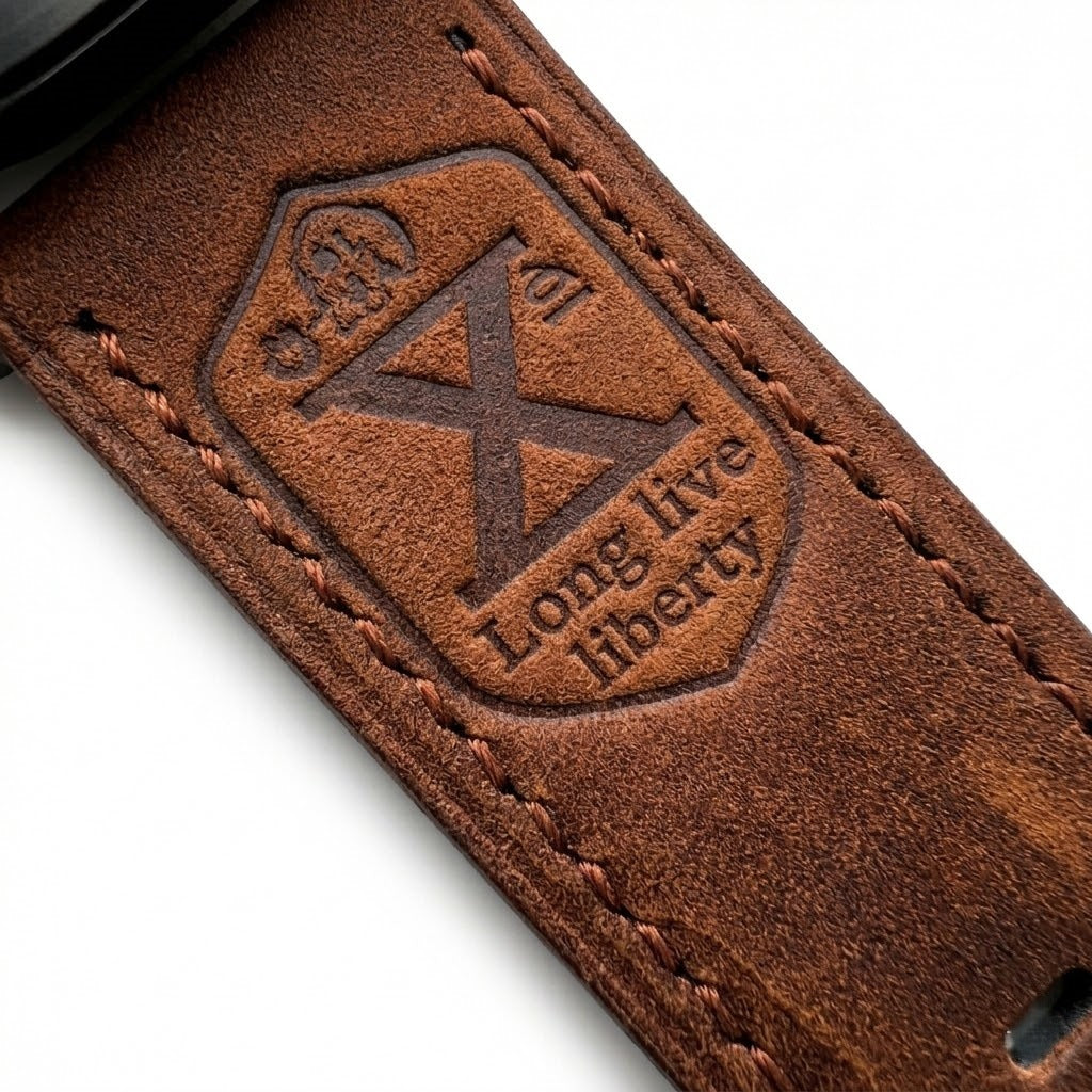 Vintage Crazy Horse Leather Watch Strap