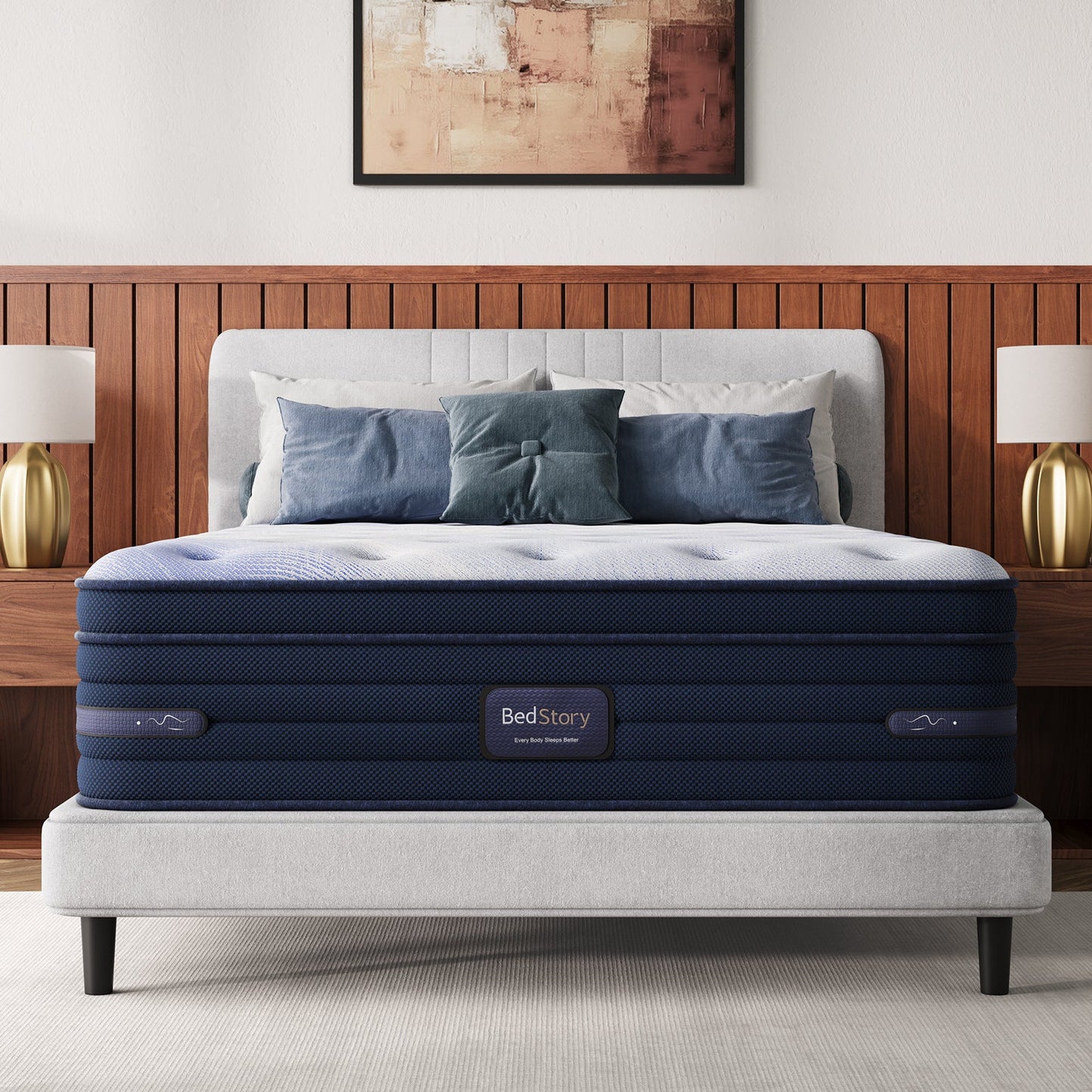Bedstory Spine Align Pro 14" Twin Firm Pressure Relieving Cooling Hybrid Mattress