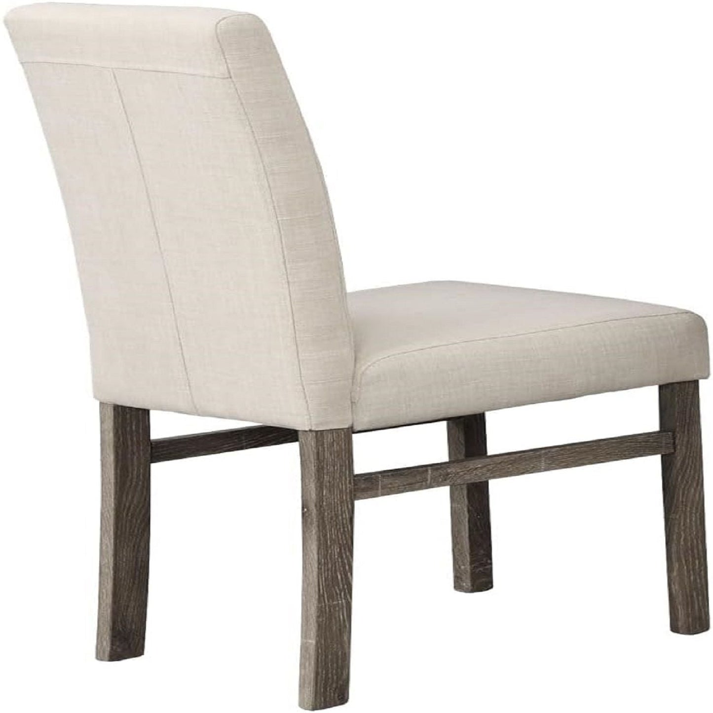 5 Piece Transitional Dining Set With Table And Upholstered Chairs