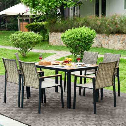 All Weather 7-Piece Patio Dining Table Set