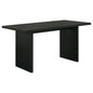 Decker 70-inch Rectangular Wood Counter Height Dining Table Black