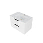 Modern Wall Mounted Floating Bathroom Vanity With Sink And Drawers