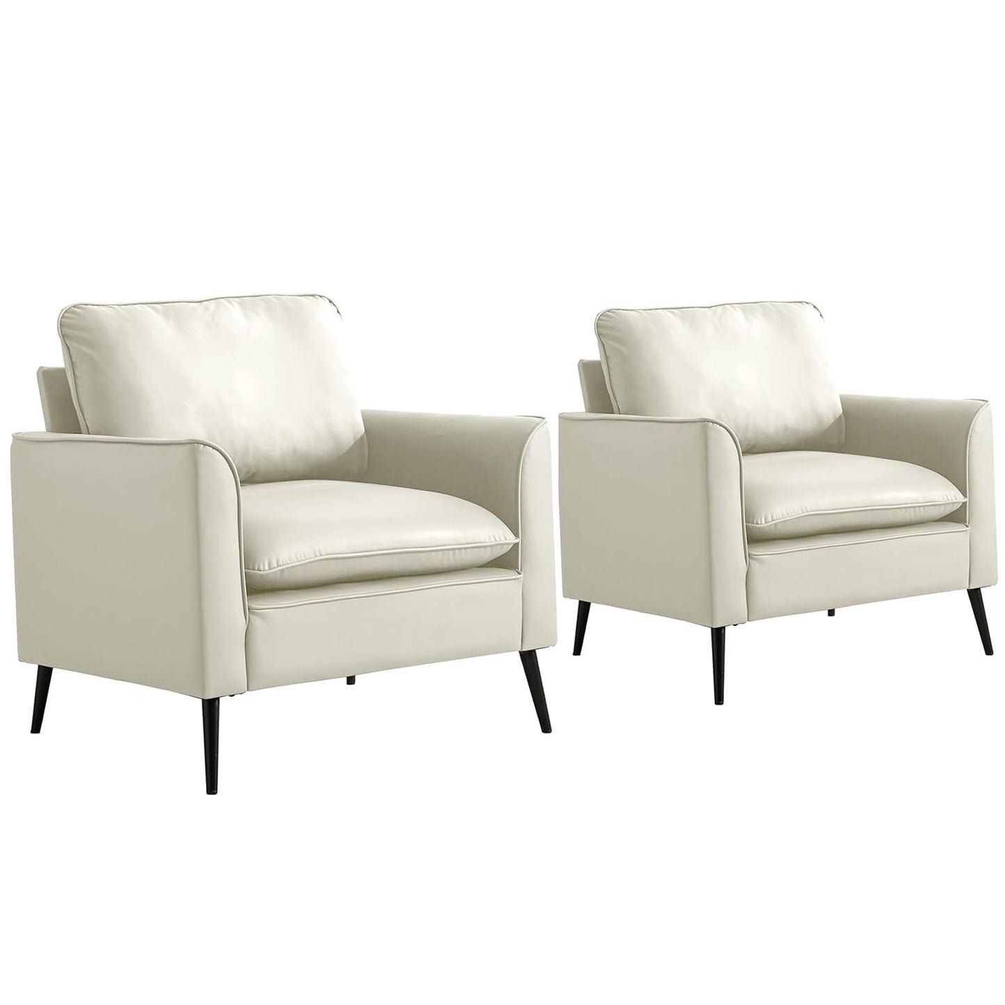TS Cat Paw Leather Upholstered Sofa 2PC