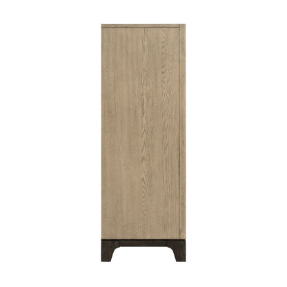 6 Drawer Chest With Smooth Glides - Brown