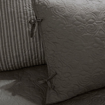 6 Piece Reversible Daybed Cover Set Dark
