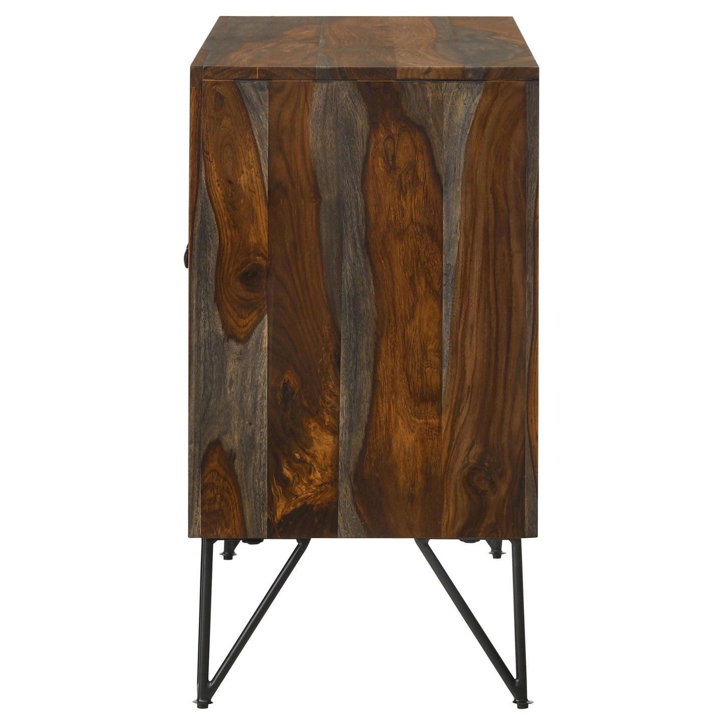 Komomo - 1 Adjustable Shelf Accent Cabinet - Gray