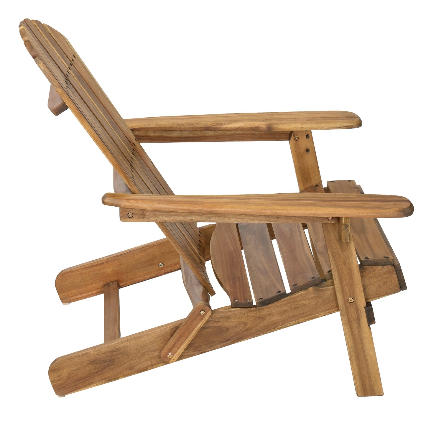 Folding Adirondack Chair Wooden Accent Furniture Lounge Chair