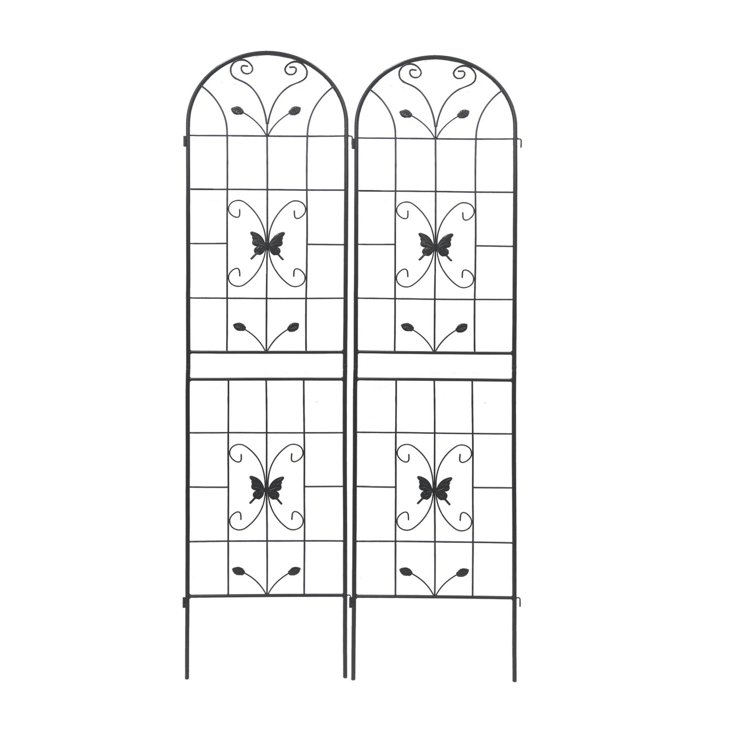 Garden Metal Trellis Rustproof Trellis For Climbing Plants Outdoor Flower Support