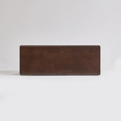 2-Tier Solid Wood Shoe Bench