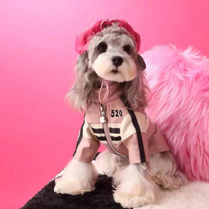 Dog Autumnwinter Clothing Motorcycle Jacket Coat