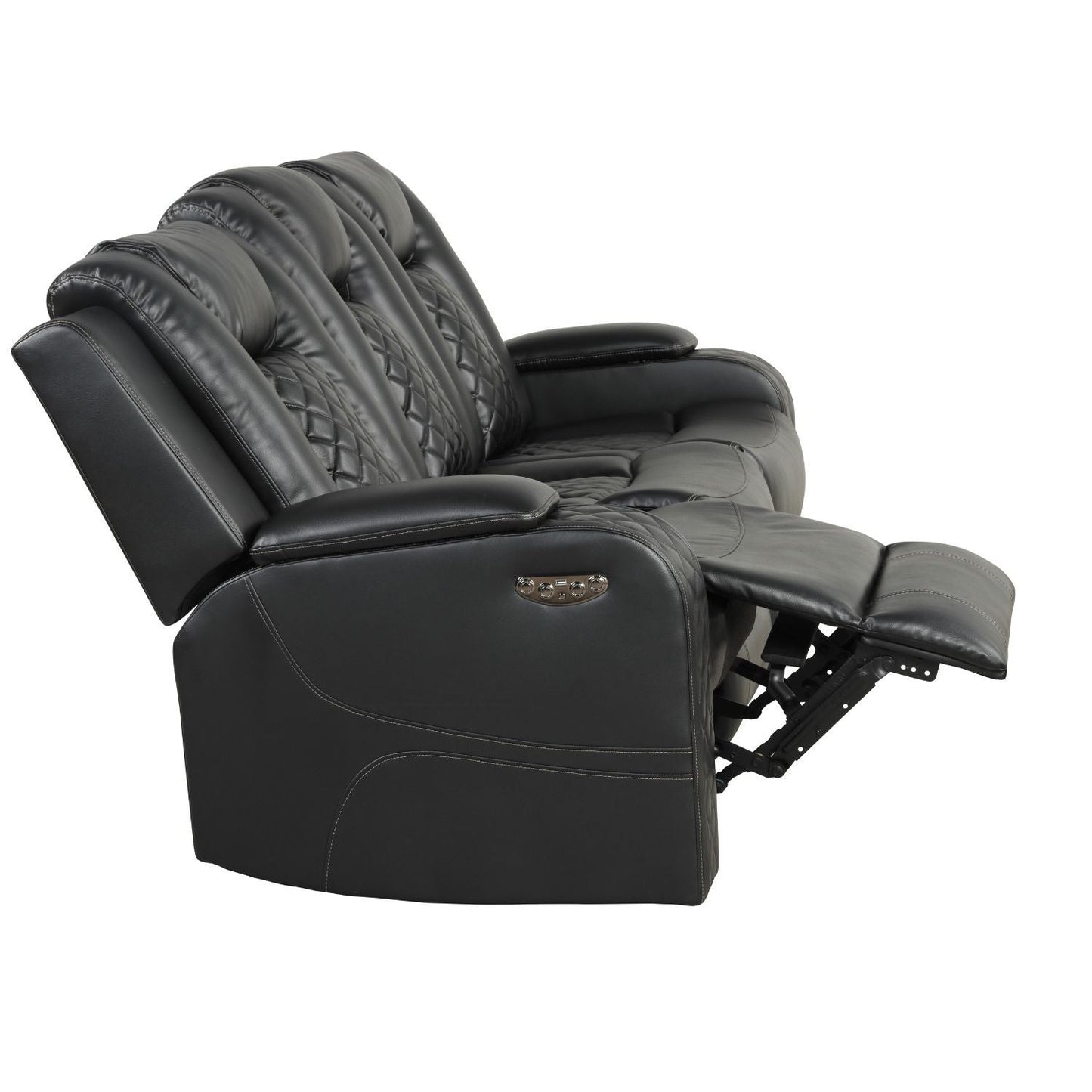 Benz - Power Recliner Set With LED Lighting And USB Charging