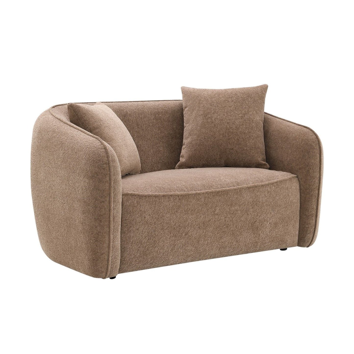 Keith Loveseat With 2 Matching Color Toss Pillows
