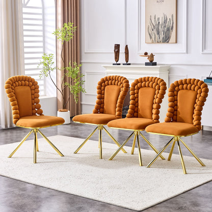 Puffy Bubble, Ball Chain Chair For Dining Room & Kitchen (Set of 2)
