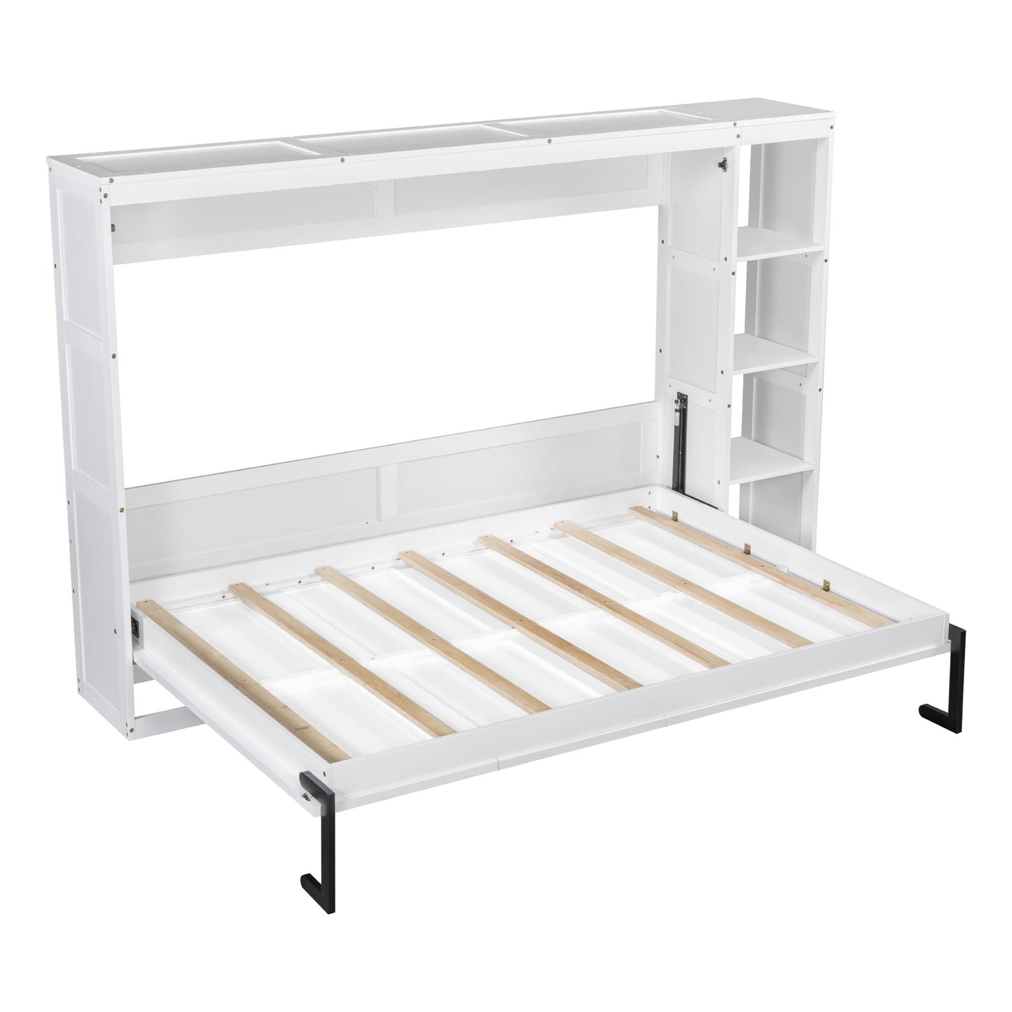Murphy Bed With Bookshelf And Storage