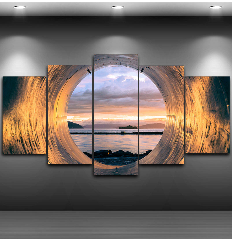 New Sunset Seascape Canvas Art for Living Room Decor