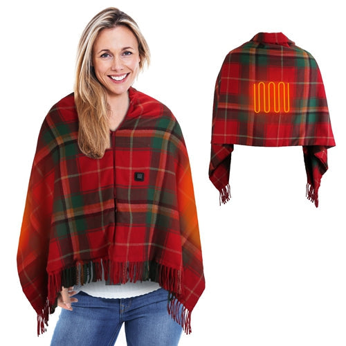 USB Heated Shawl, 77"x24", 3 Heat Levels