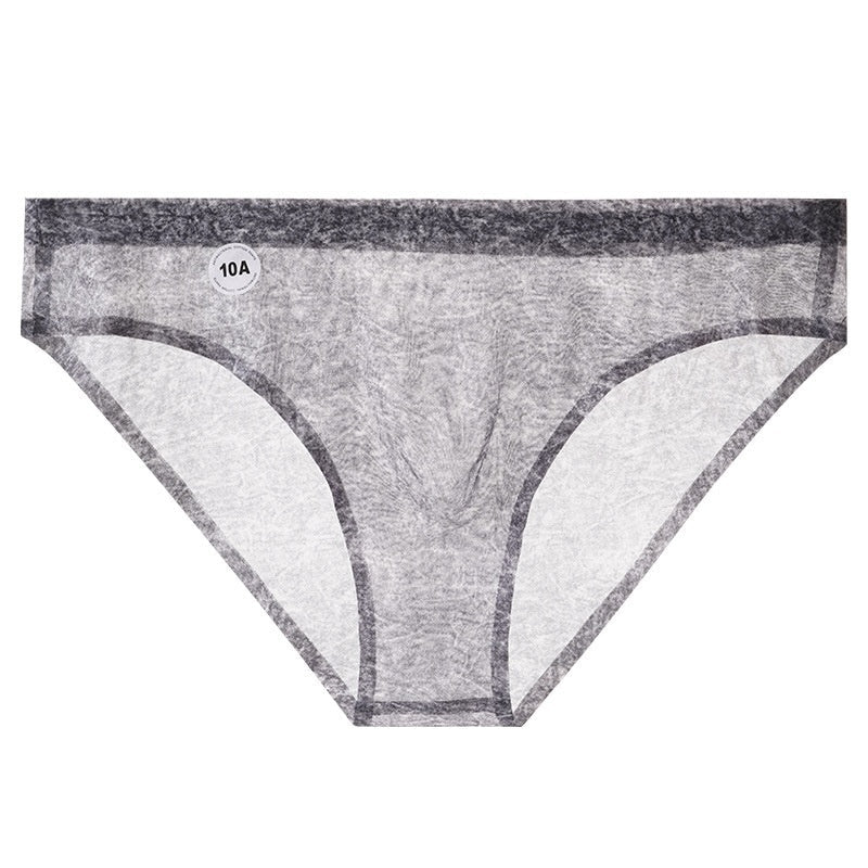 Tie-dye Print 10A Antibacterial Camellia Mens Seamless Briefs
