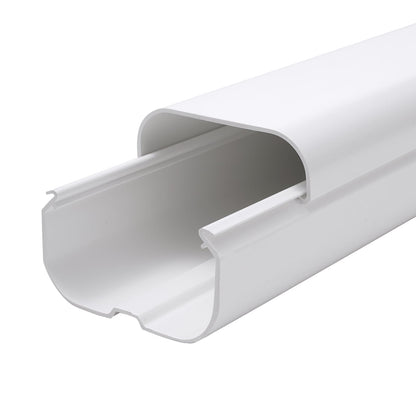 Mini Split Line Set Cover 3 Inch W x 15.8 Ft L PVC Decorative Pipe Line Cover
