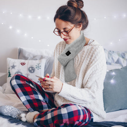 USB Heated Scarf with 3 Temperature Modes for Winter