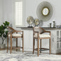 Americana - Mid-Century Modern Cane Back Counter Stool