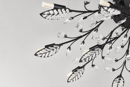 15-Light Chandelier Crystal Ceiling Lamp