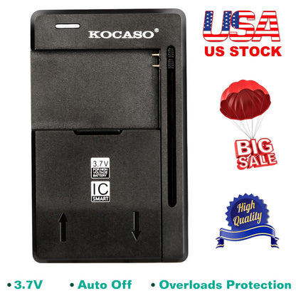 Camera Battery Charger 3.7V Rechargeable Battery Charger Mobile Universal Battery Charger For Cameras Cell Phones