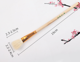 Painting Pen Soft Wool Brush for Watercolor & Oil Tracing on Ceramic Surfaces