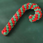 Christmas Pet Cotton Rope Cane Toy Set Bite-resistant Molar Interactive Dog Toy Teeth Clean Festive Toy For Small Medium Dogs