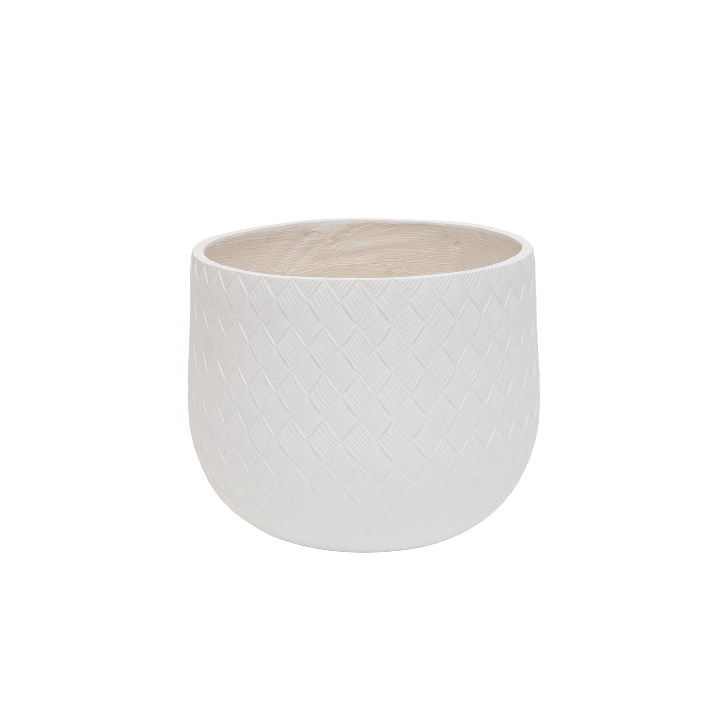 Assorted Sizes Magnesium Oxide Round Planter Set of 3