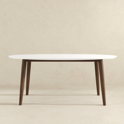 Ada - Mid-Century Modern Style Oval Dining Table