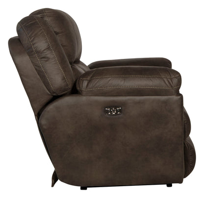 Ferrington - Power Lay Flat Recliner with Power Adjustable Headrest & Lumbar